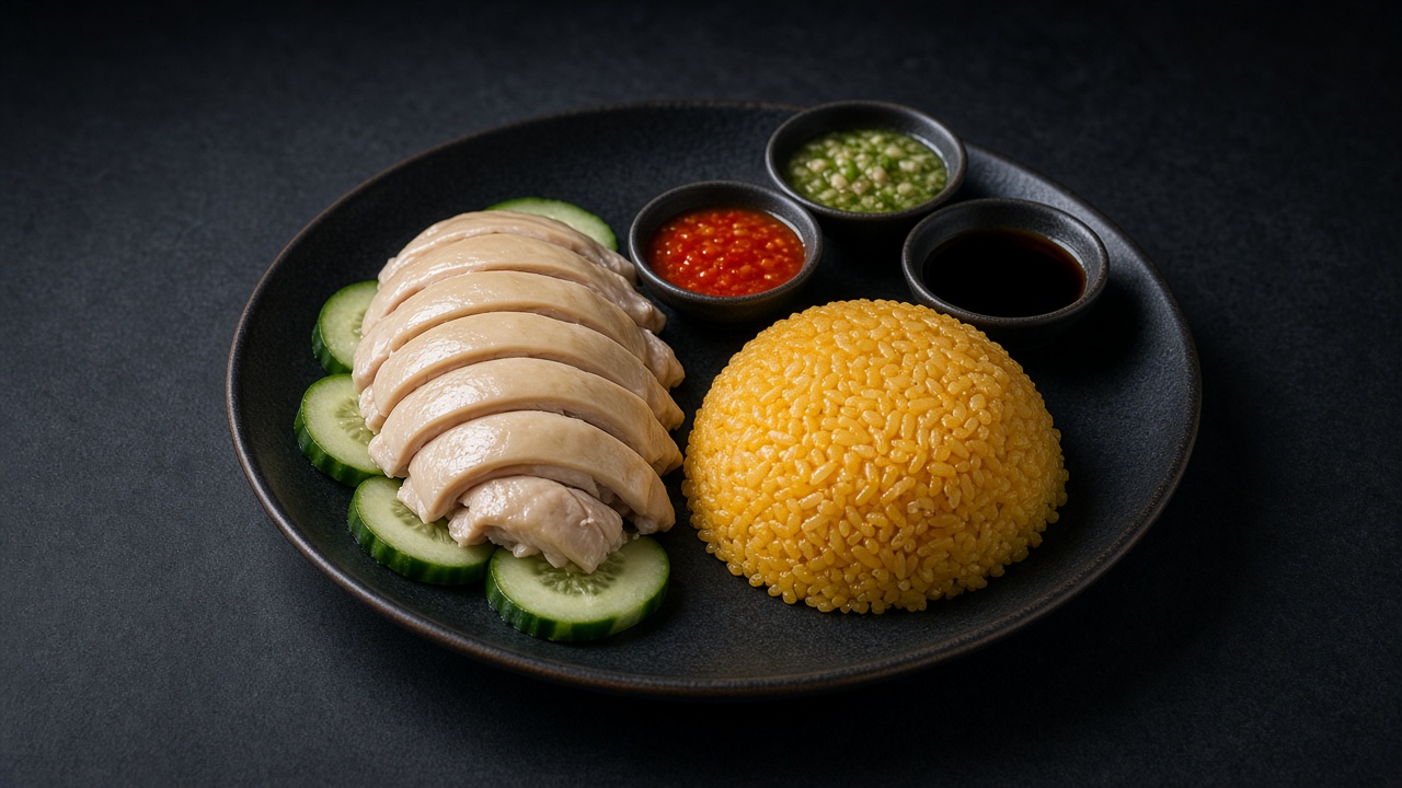 Hainanese chicken rice