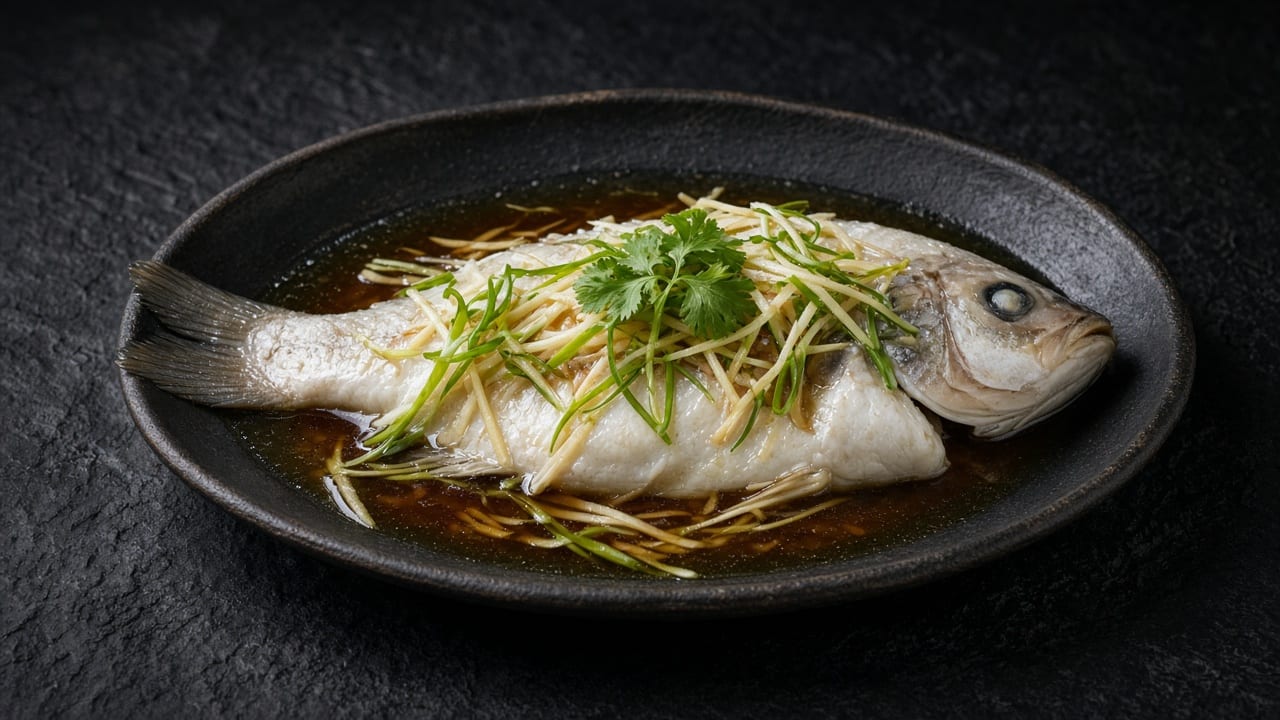 Cantonese steamed whole fish