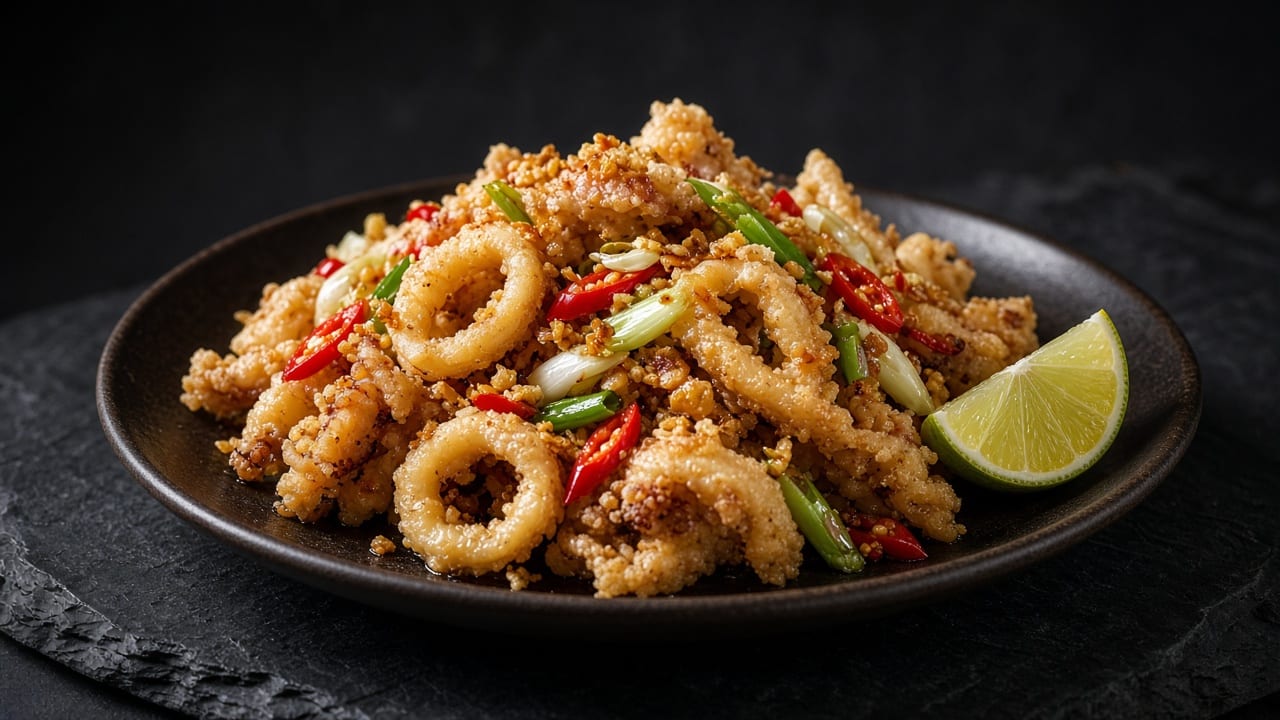 Salt and pepper squid