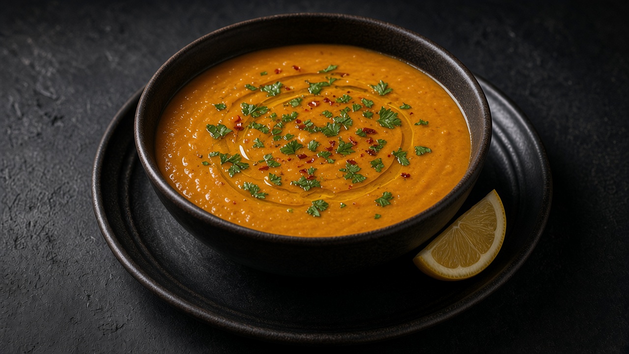 Red lentil soup