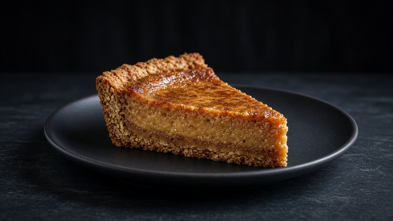 Gooey butter oat pie