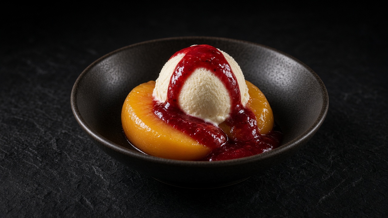 Peach Melba